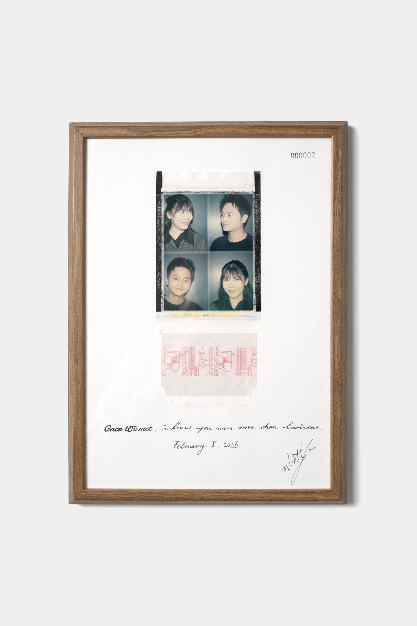 撕拉片拍攝 — 四格（總價 $3,000 TWD）