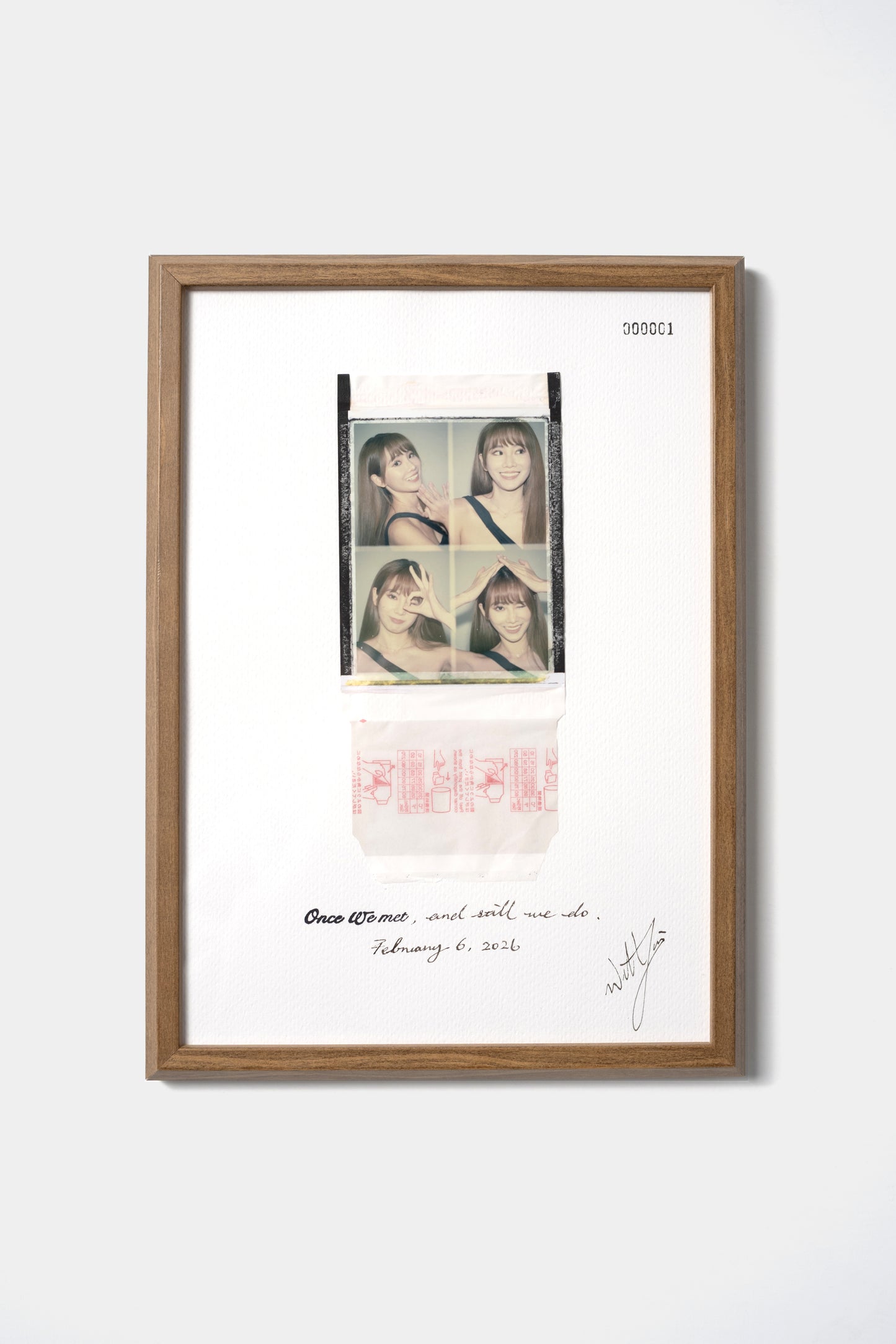 撕拉片拍攝 — 四格（總價 $3,000 TWD）