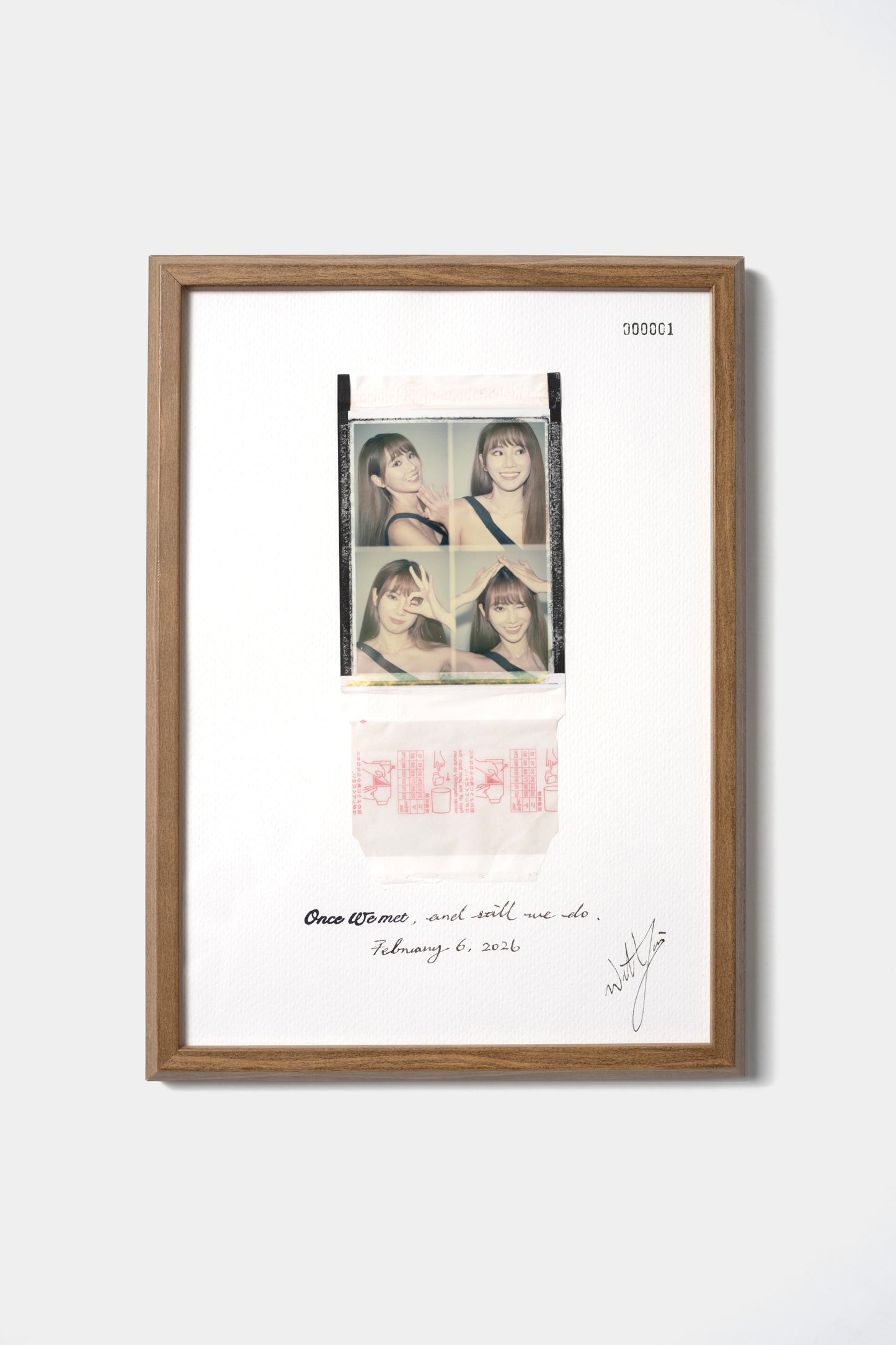 撕拉片人像拍攝 — 四格 • 總價 $3,000 TWD